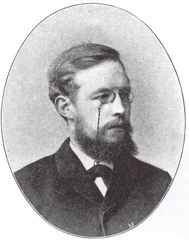 Porträt von Adolf Bartels (Unbekannt aus dem Jahr 1896)
